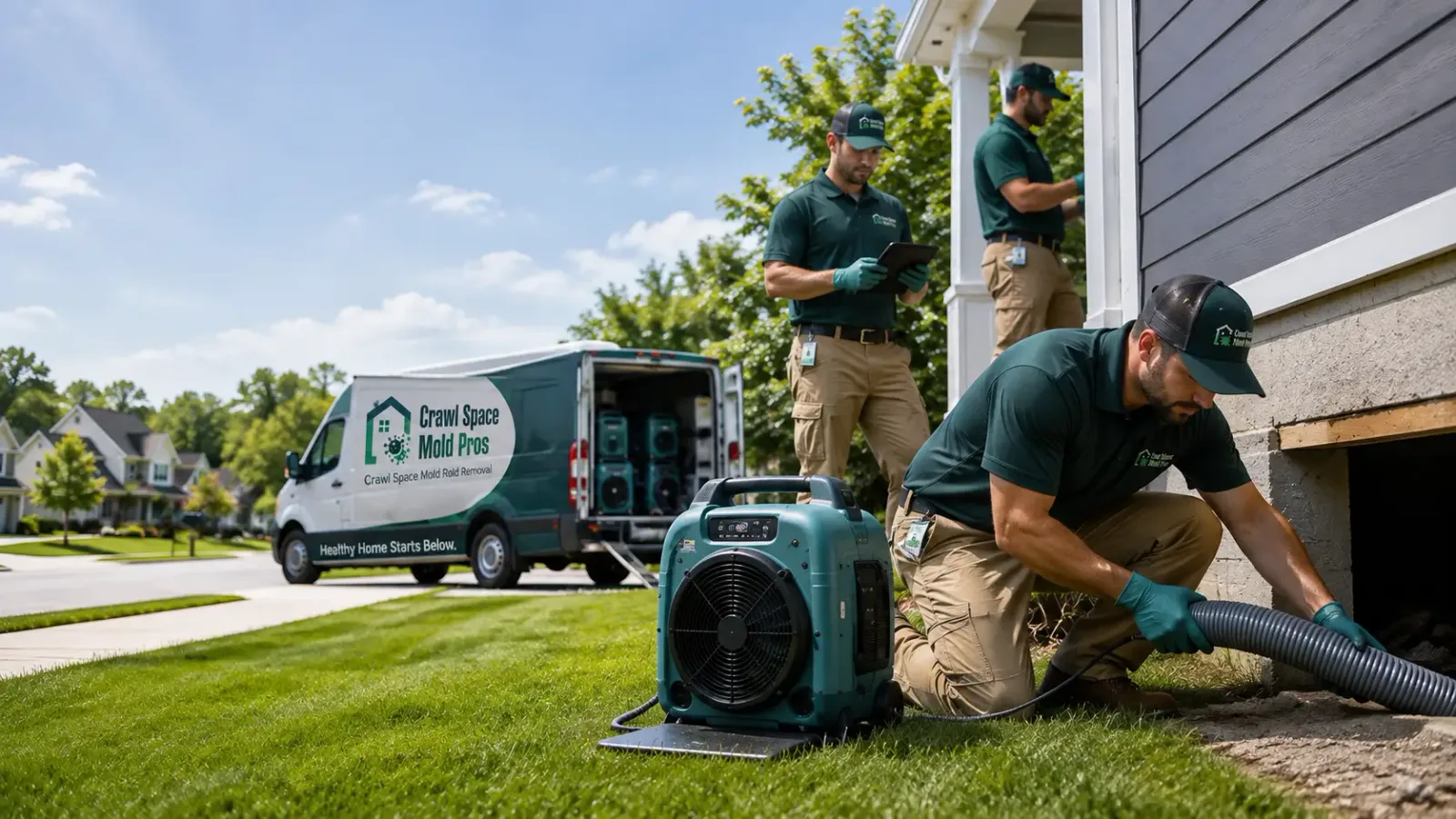 Crawl Space Mold Removal in Canton, KS